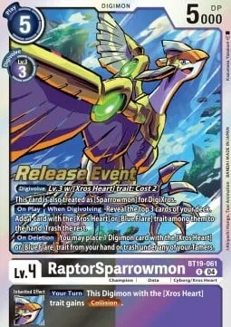 RaptorSparrowmon (BT19-061)