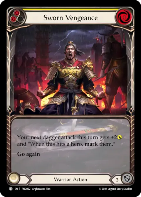 Sworn Vengeance (Yellow)