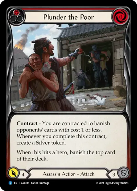Plunder the Poor (Red)