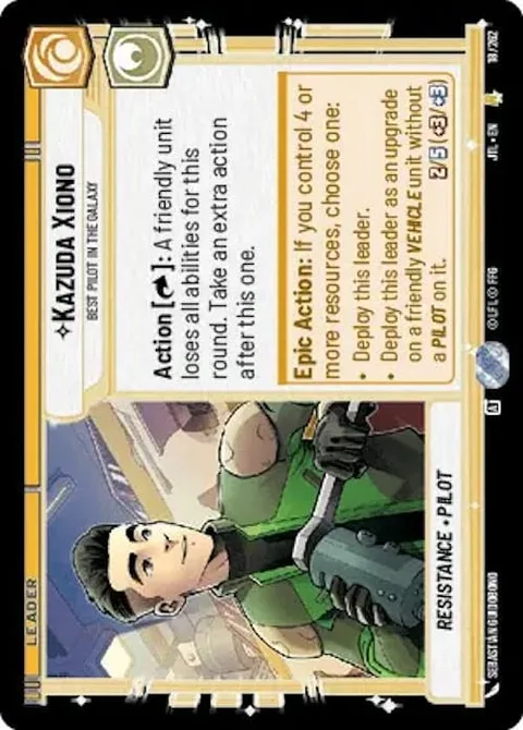Kazuda Xiono, Best Pilot in the Galaxy