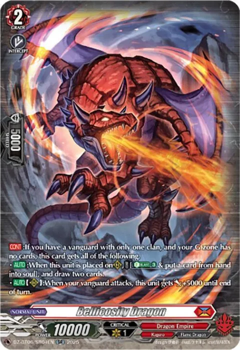 Bellicosity Dragon [D-Format]