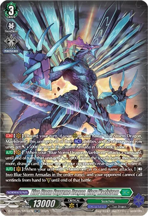 Blue Storm Supreme Dragon, Glory Maelstrom [D-Format]