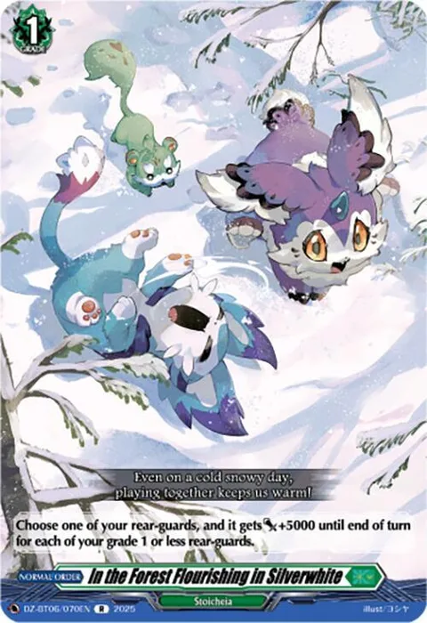 In the Forest Flourishing in Silverwhite [D-Format]