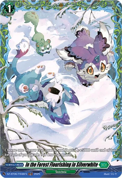 In the Forest Flourishing in Silverwhite [D-Format]