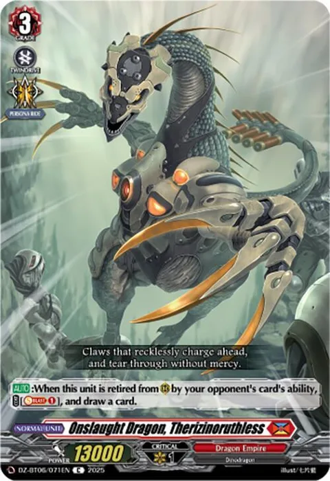 Onslaught Dragon, Therizinoruthless [D-Format]