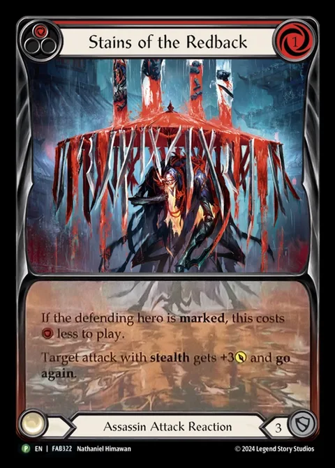 Stains of the Redback (Red)