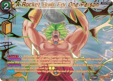 A Rocket Built For One Person