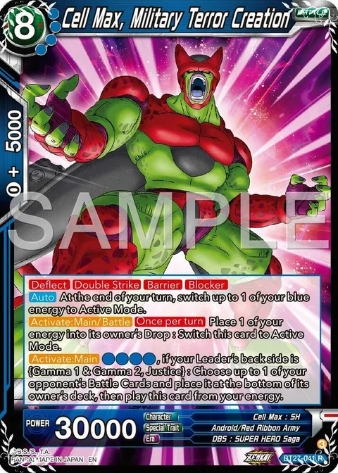 Cell Max, Military Terror Creation