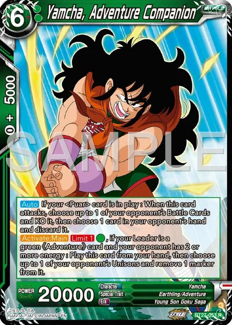 Yamcha, Adventure Companion