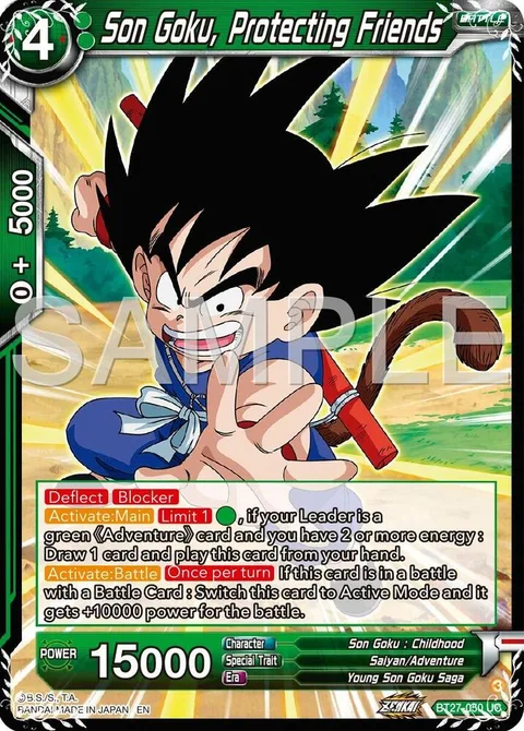 Son Goku, Protecting Friends
