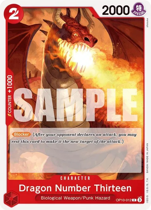 Dragon Number Thirteen (OP10-012)