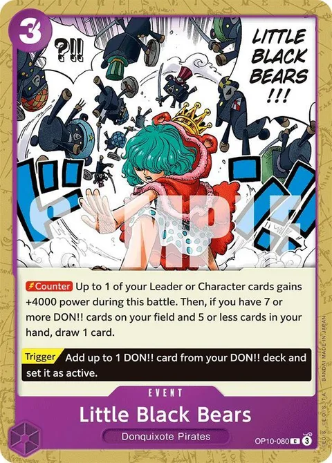 Little Black Bears (OP10-080)