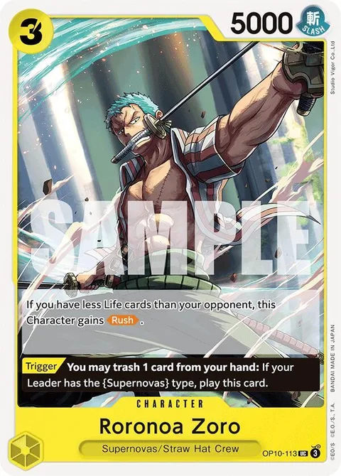 Roronoa Zoro (OP10-113)