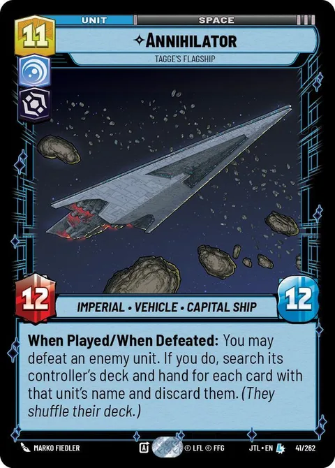 Annihilator, Tagge's Flagship