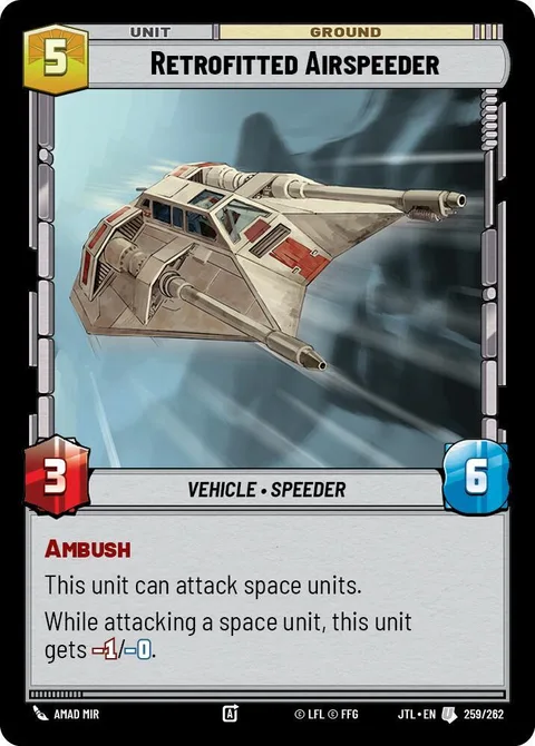 Retrofitted Airspeeder