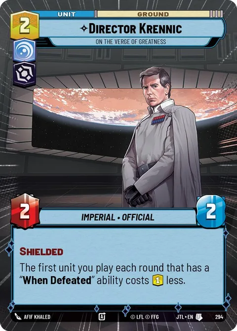 Director Krennic, On the Verge of Greatness
