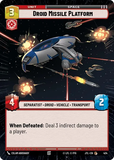 Droid Missile Platform