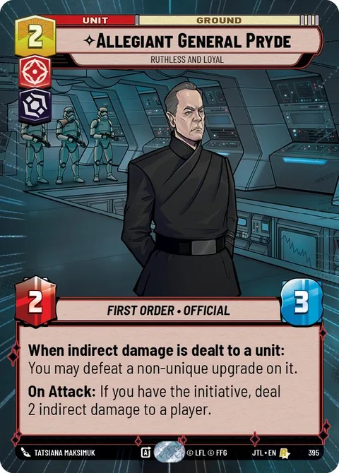 Allegiant General Pryde, Ruthless and Loyal