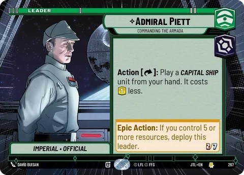 Admiral Piett, Commanding the Armada