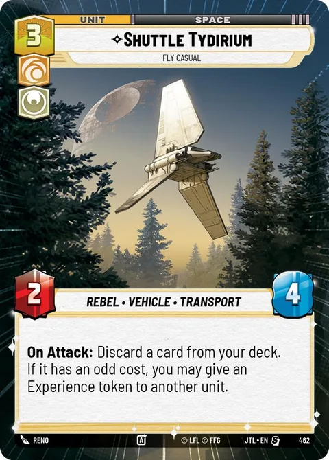 Shuttle Tydirium, Fly Casual