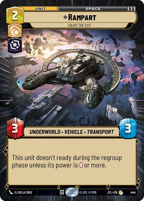 Rampart, Enjoy the Exit