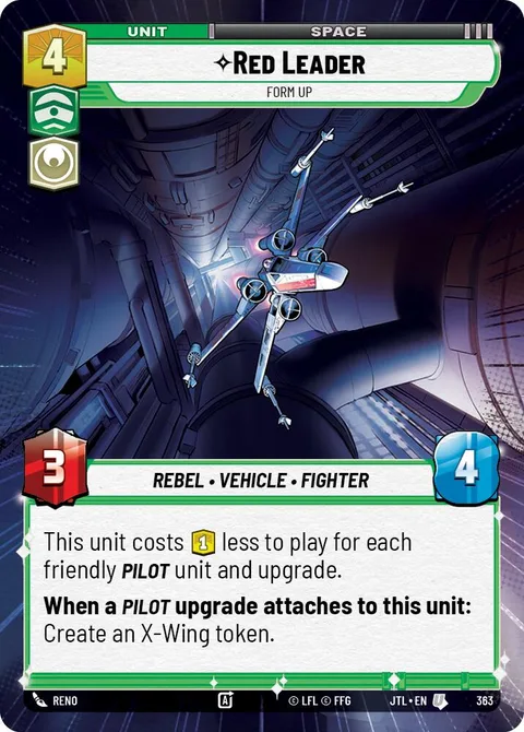Red Leader, Form Up