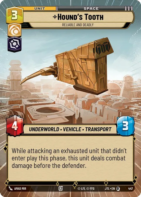 Hound's Tooth, Reliable and Deadly