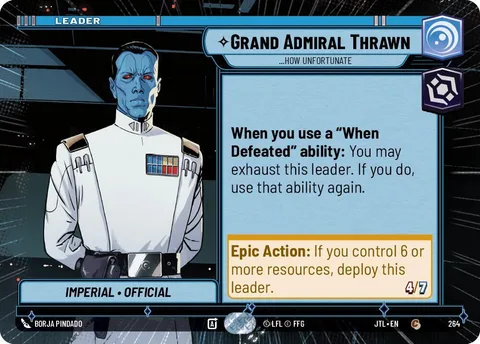 Grand Admiral Thrawn, ...How Unfortunate