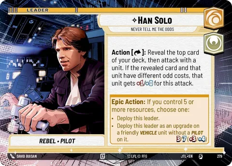 Han Solo, Never Tell Me the Odds