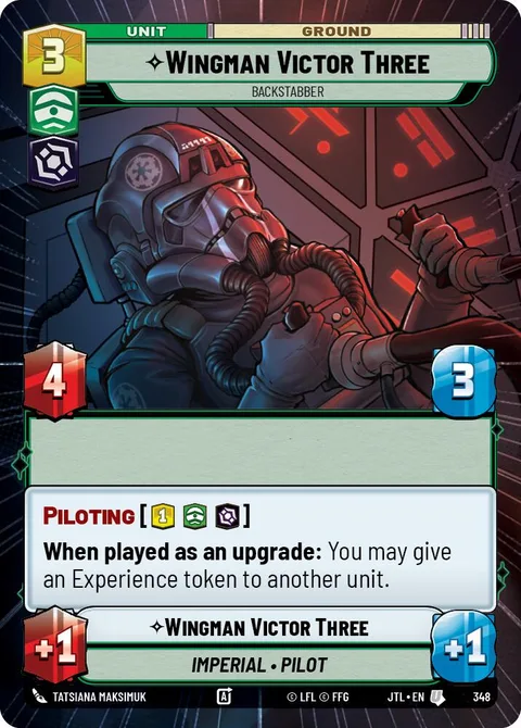 Wingman Victor Three, Backstabber