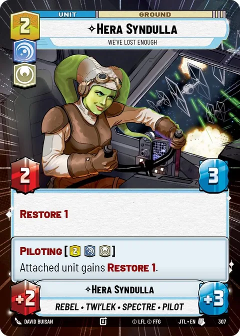Hera Syndulla, We've Lost Enough