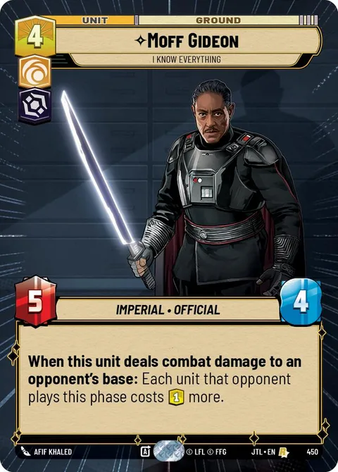 Moff Gideon, I Know Everything