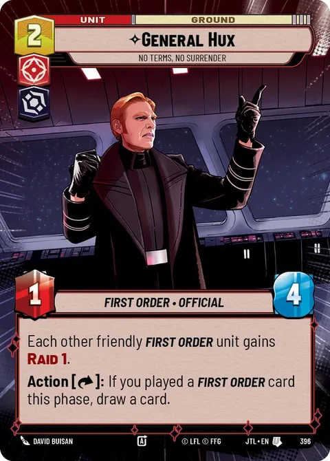 General Hux, No Terms, No Surrender