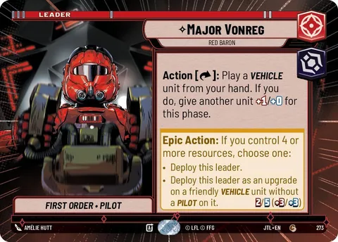 Major Vonreg, Red Baron
