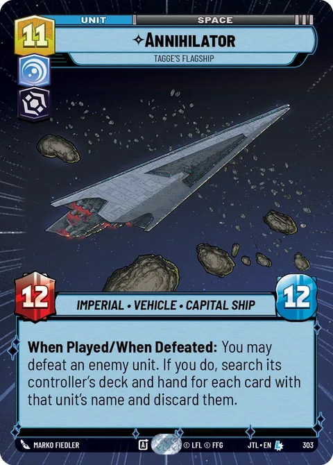 Annihilator, Tagge's Flagship