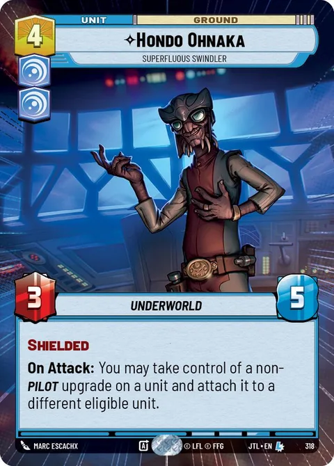 Hondo Ohnaka, Superfluous Swindler