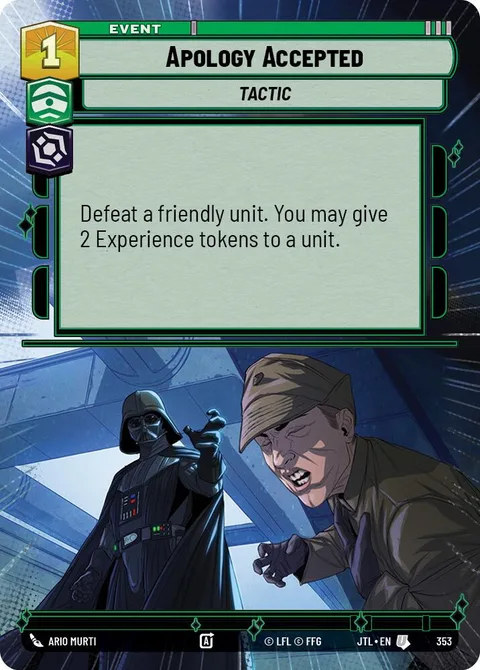 Apology Accepted