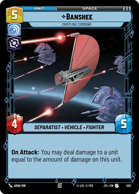 Banshee, Crippling Command