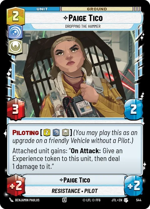 Paige Tico, Dropping the Hammer