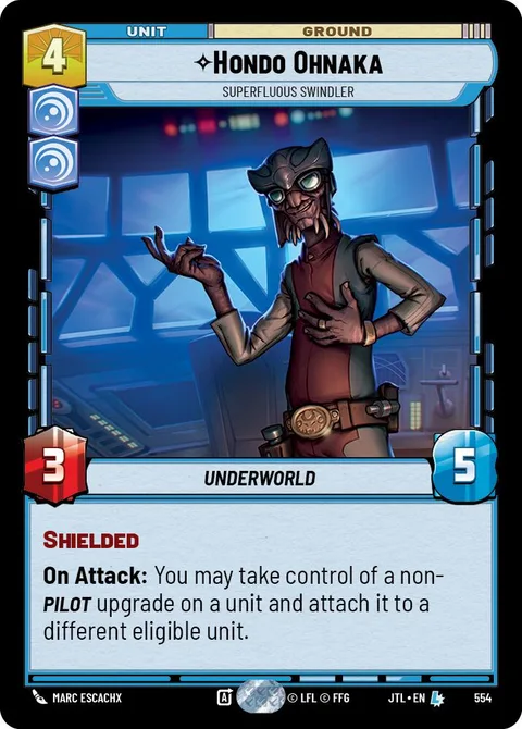 Hondo Ohnaka, Superfluous Swindler