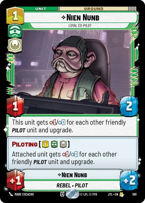 Nien Nunb, Loyal Co-Pilot