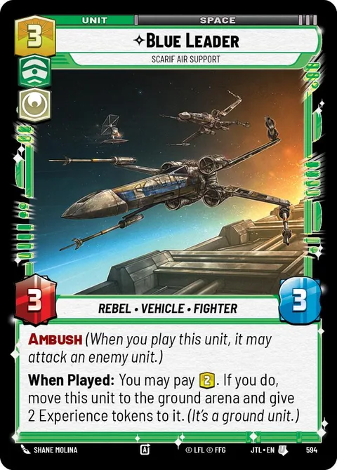 Blue Leader, Scarif Air Support