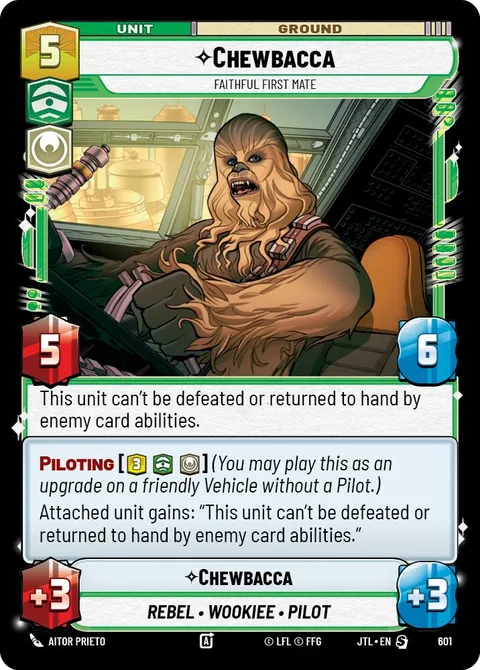 Chewbacca, Faithful First Mate