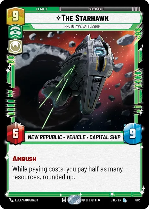 The Starhawk, Prototype Battleship