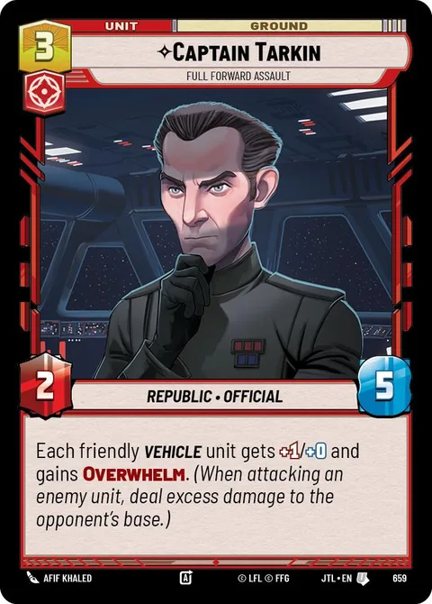 Captain Tarkin, Full Forward Assault