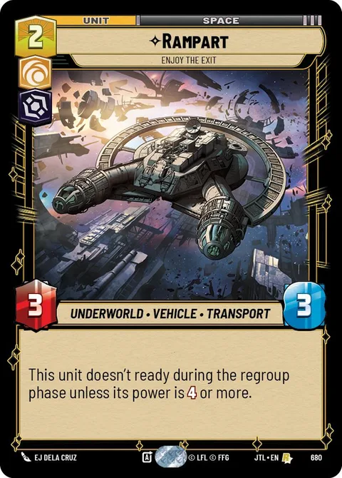 Rampart, Enjoy the Exit