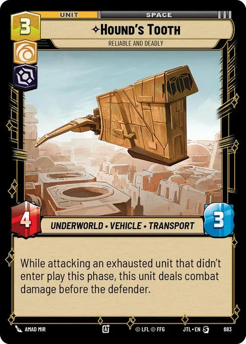 Hound's Tooth, Reliable and Deadly
