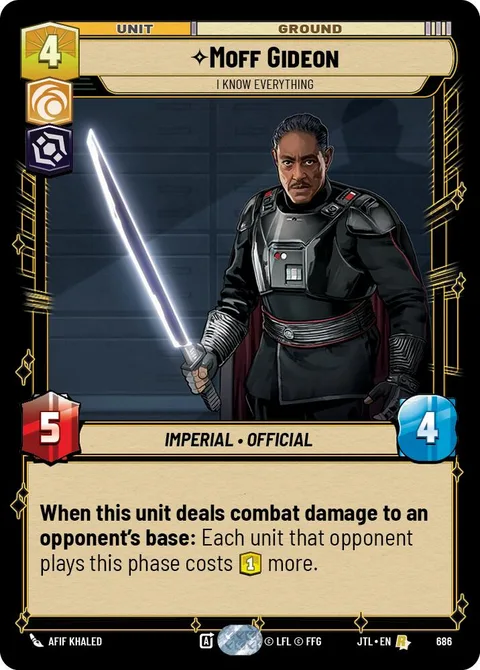 Moff Gideon, I Know Everything