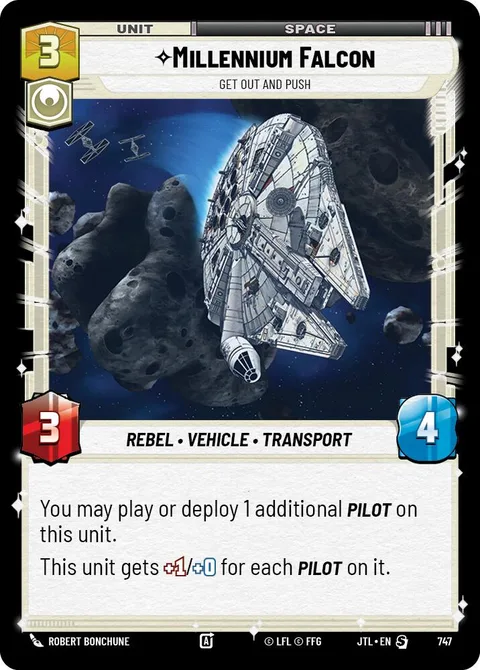 Millennium Falcon, Get Out And Push