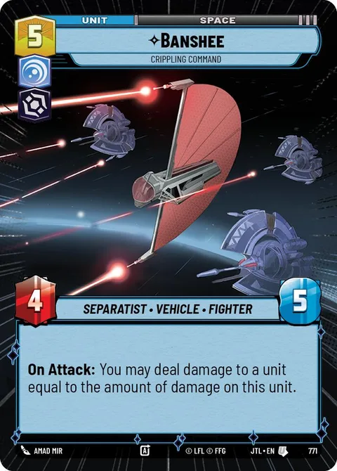 Banshee, Crippling Command